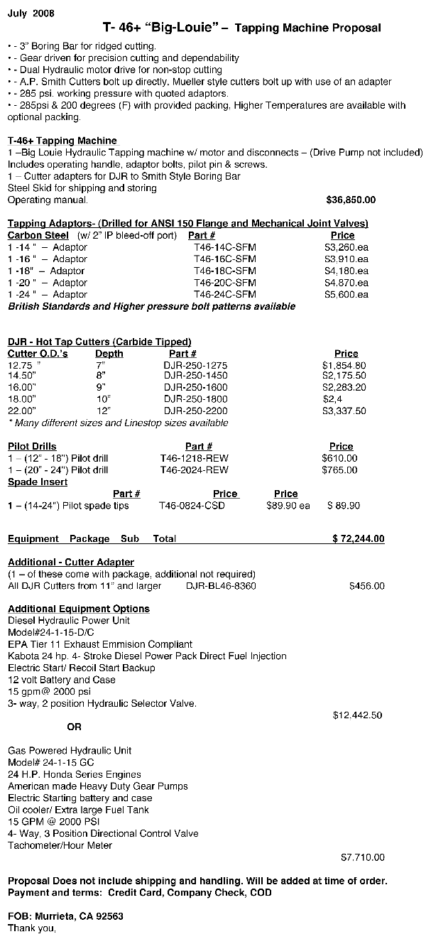 T-46 Complete Package