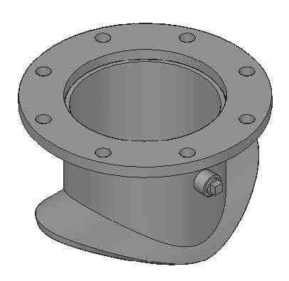 416 Type 4 Hat Flange