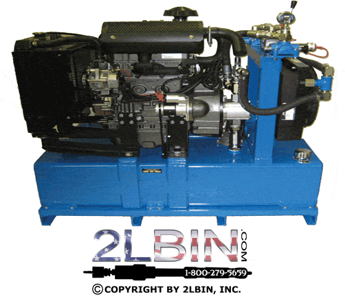 24Hp Diesel Hydraulic Power Unit