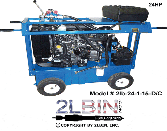 24 HP Diesel Hydraulic Power Pack