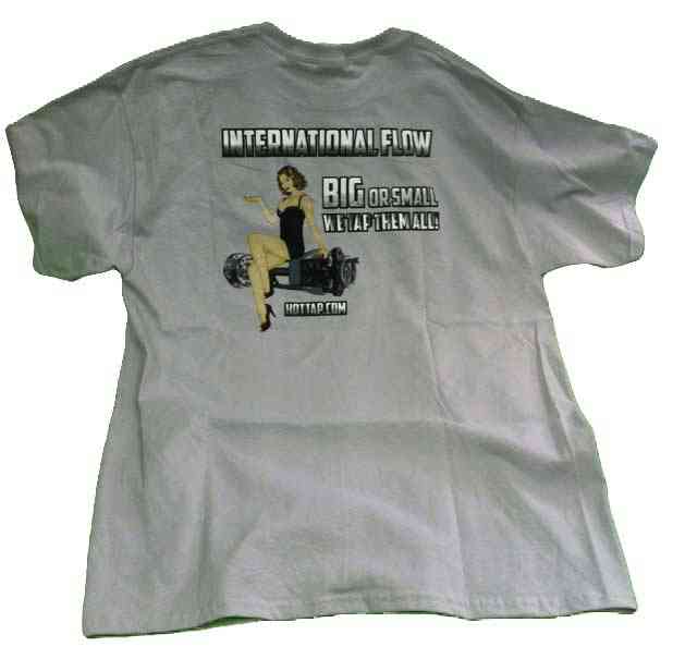 Click to magnify/shrink IFT Hottap Back T-Shirt Design