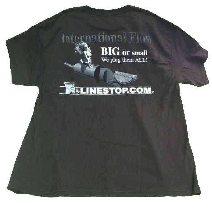 Click to magnify/shrink IFT Linestop Back T-Shirt Design