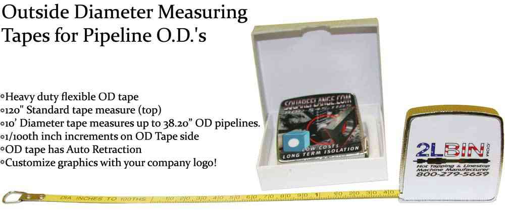 Custom OD Tapes Outside Diameter Tapes for Pipeline